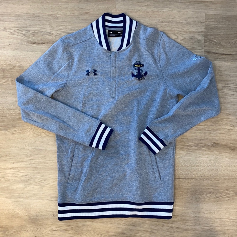 Under Armour - Naval Academy 1/4 Zip Bomber Jacket